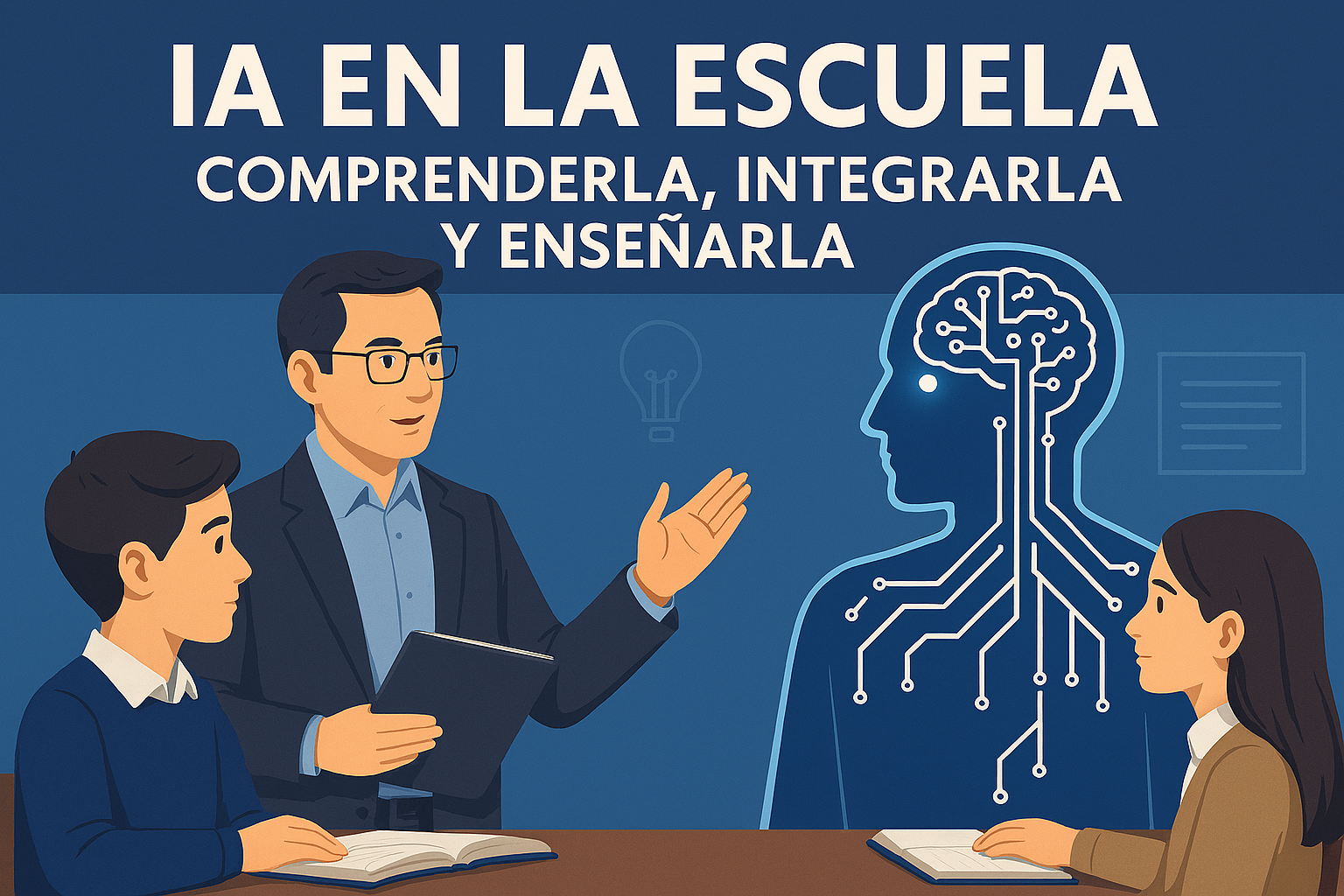 IA en la escuela: comprenderla, integrarla y enseñarla.